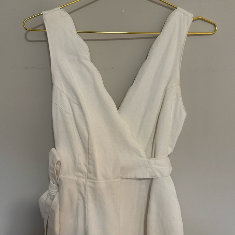 Anthropologie - Elegant White Jumpsuit - Picture 5 of 11